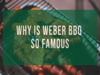 Why Is Weber Bbq So Famous?