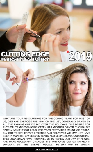 CUTTING EDGE HAIRSTYLES TO TRY IN 2019