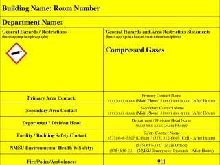 Pictograph – Use as needed on door sign