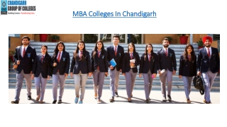 MBA Colleges In Chandigarh | CGC Landran