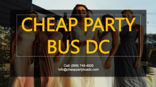 Getting the Most Out of Your Country Wedding with a Transport Service-Cheap Party Bus DC