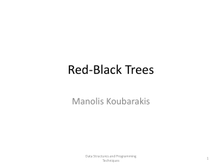 Red-Black Trees