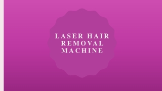 Laser Hair Removal Machine