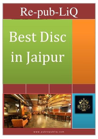 Best Disc in Jaipur