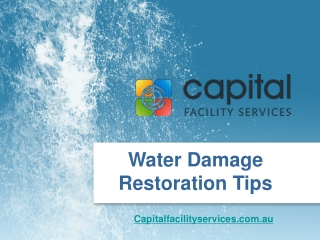 Water Damage Restoration Tips