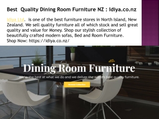 Best Quality Dining Room Furniture NZ : Idiya.co.nz