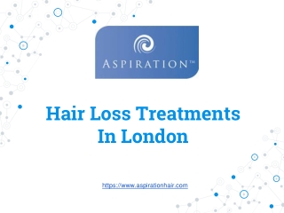 Hair Loss treatments In London