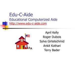 Edu-C-Aide Educational Computerized Aide edu-c-aide