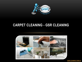 Carpet Cleaning - GSR Cleaning