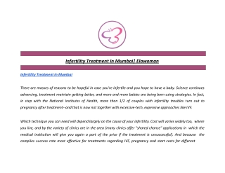 Infertility Treatment In Mumbai| Elawoman