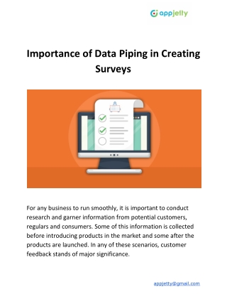 Importance of Data Piping in Creating Surveys