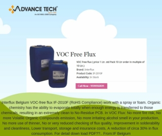 Voc Free Flux