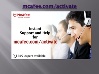 mcafee.com/activate