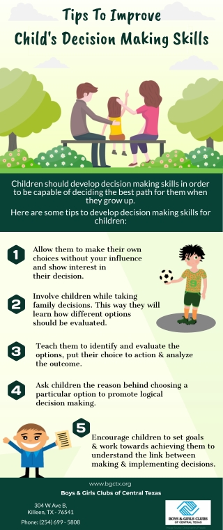 Tips To Improve Child's Decision Making Skills