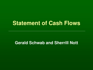 Statement of Cash Flows