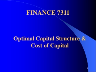 FINANCE 7311