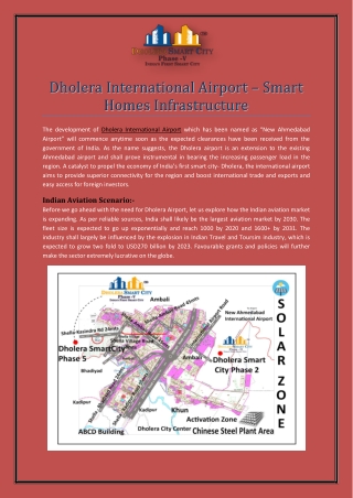 Dholera International Airport - Smart Homes Infrastructure