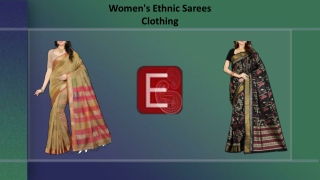 Women's Ethnic Sarees Clothing -ethnickart