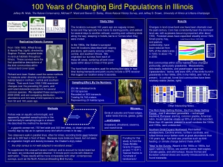 100 Years of Changing Bird Populations in Illinois