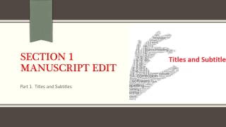 Section 1 manuscript edit