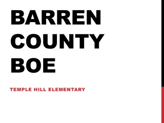 Barren county BOE