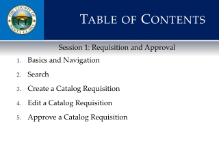 Table of Contents