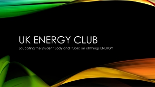 UK Energy Club