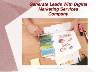 Generate leads with Digital Marketing Services Company