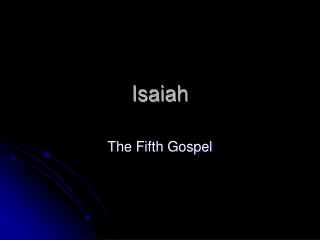 Isaiah