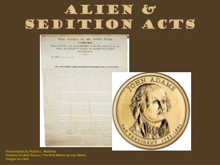 Alien &amp; Sedition Acts