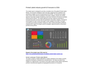 Printed Labels Industry growth & Forecasts to 2026