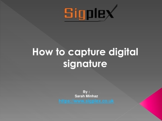How to Add Your Signature to Electronic Documents