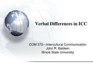 Verbal Differences in ICC