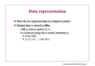 Data representation