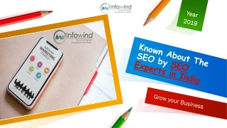 Known About The SEO by SEO Experts in India