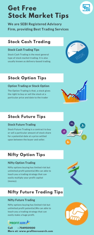 Get Free Stock Market Tips by SEBI Registered Firm