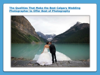 Best calgary wedding photographer