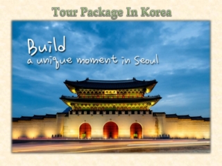 Tour Package In Korea