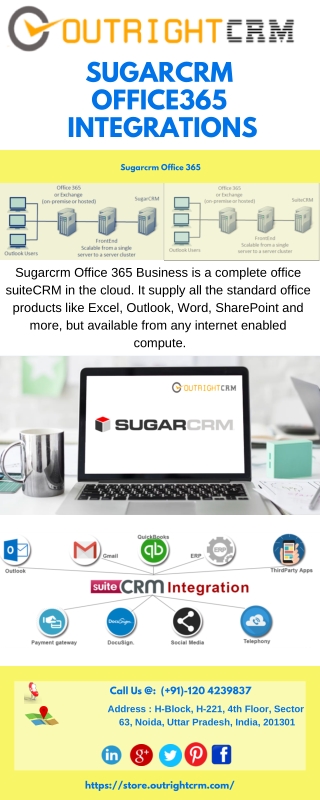Office 365 Calendar Sync for SuiteCRM SugarCRM - OutRight Systems