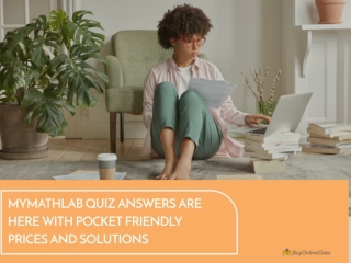 Mymathlab quiz answers are here with pocket friendly prices and solutions