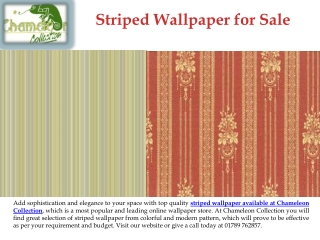 Striped Wallpaper for Sale