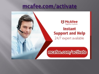mcafee.com/activate - Steps to Download, Install McAfee Antivirus