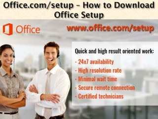 office.com/setup - How to Activate Office Setup