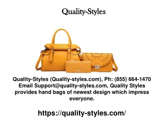 Quality-Styles Stylish Handbags For Ladies - Support@quality-styles.com