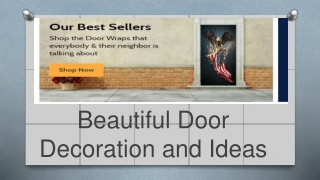 Attractive Holiday door covers