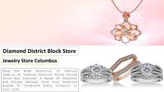Diamond district Block Jewelry Store in Columbus
