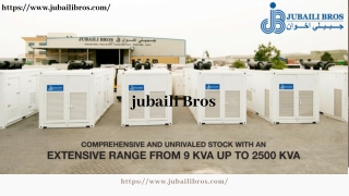 Perkins Generators UAE - Jubaili Bros