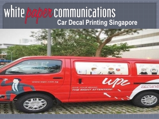 Car Decal Printing Singapore