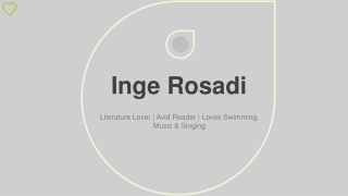 Inge Rosadi - Literature Lover From Dawsonville, Georgia