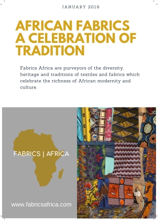 A Celebration of African Fabrics